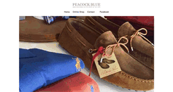 Desktop Screenshot of peacockblue.co.za